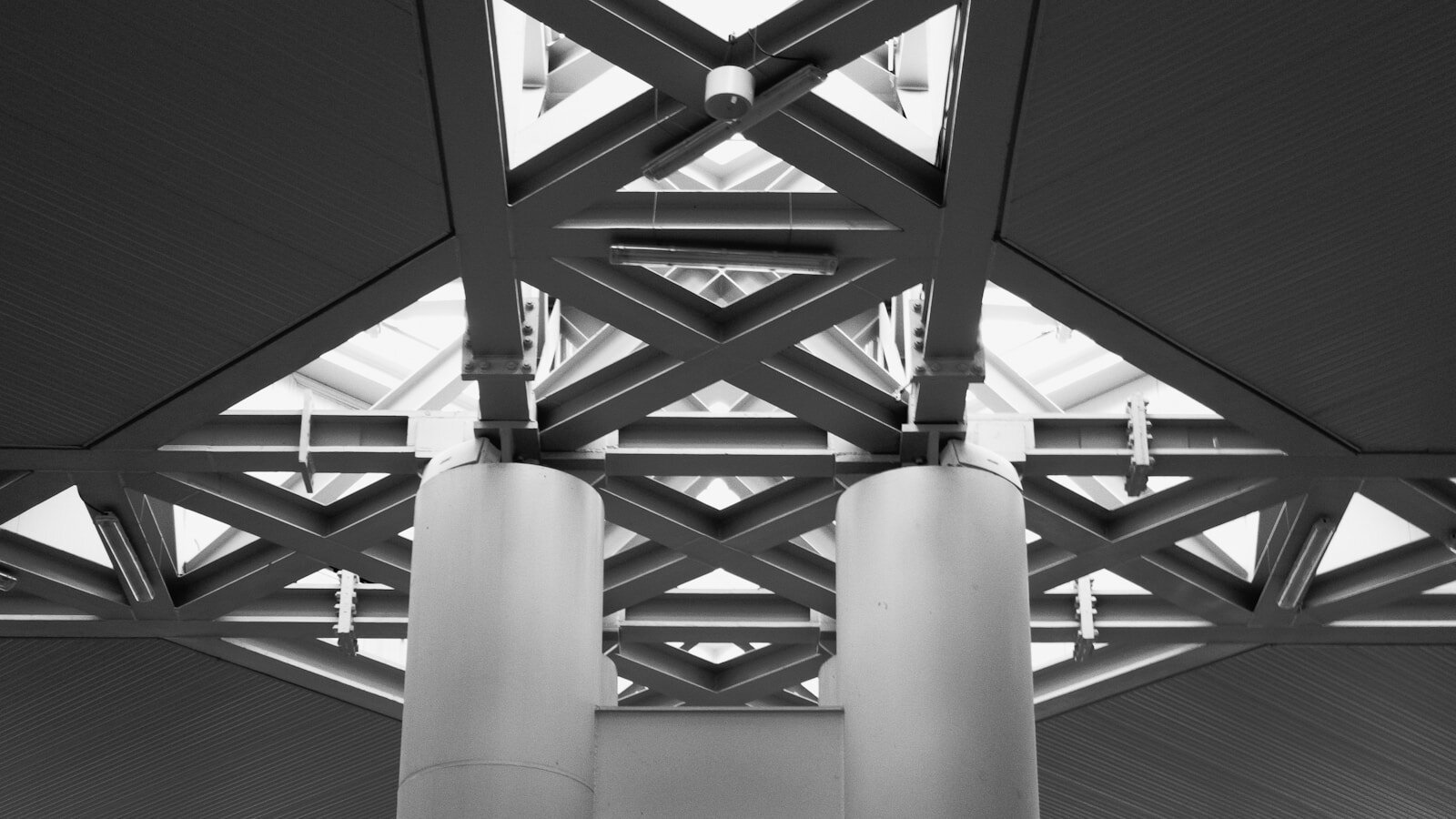 Structural steel truss architecture